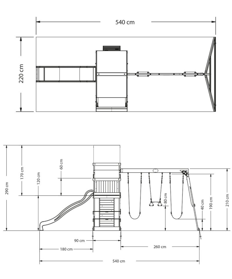 Lastele mõeldud turvaline mänguväljak