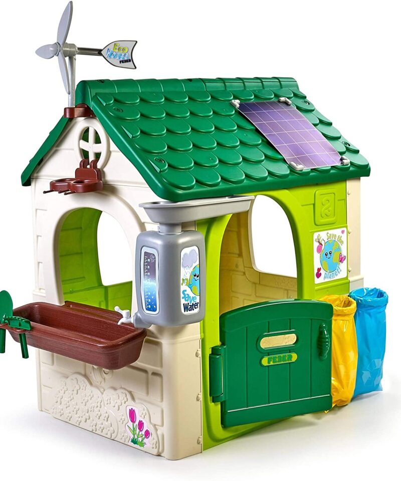 Loodussõbralik mängumaja koos aiatööriistadega