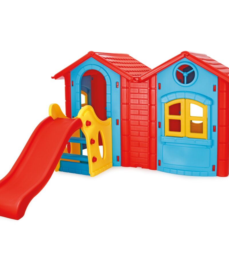 Laste mängumaja koos liumäega