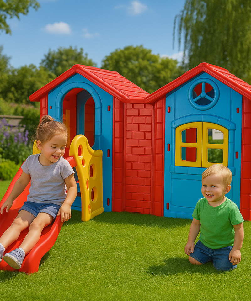 Mängumaja liumägi arendab motoorikat