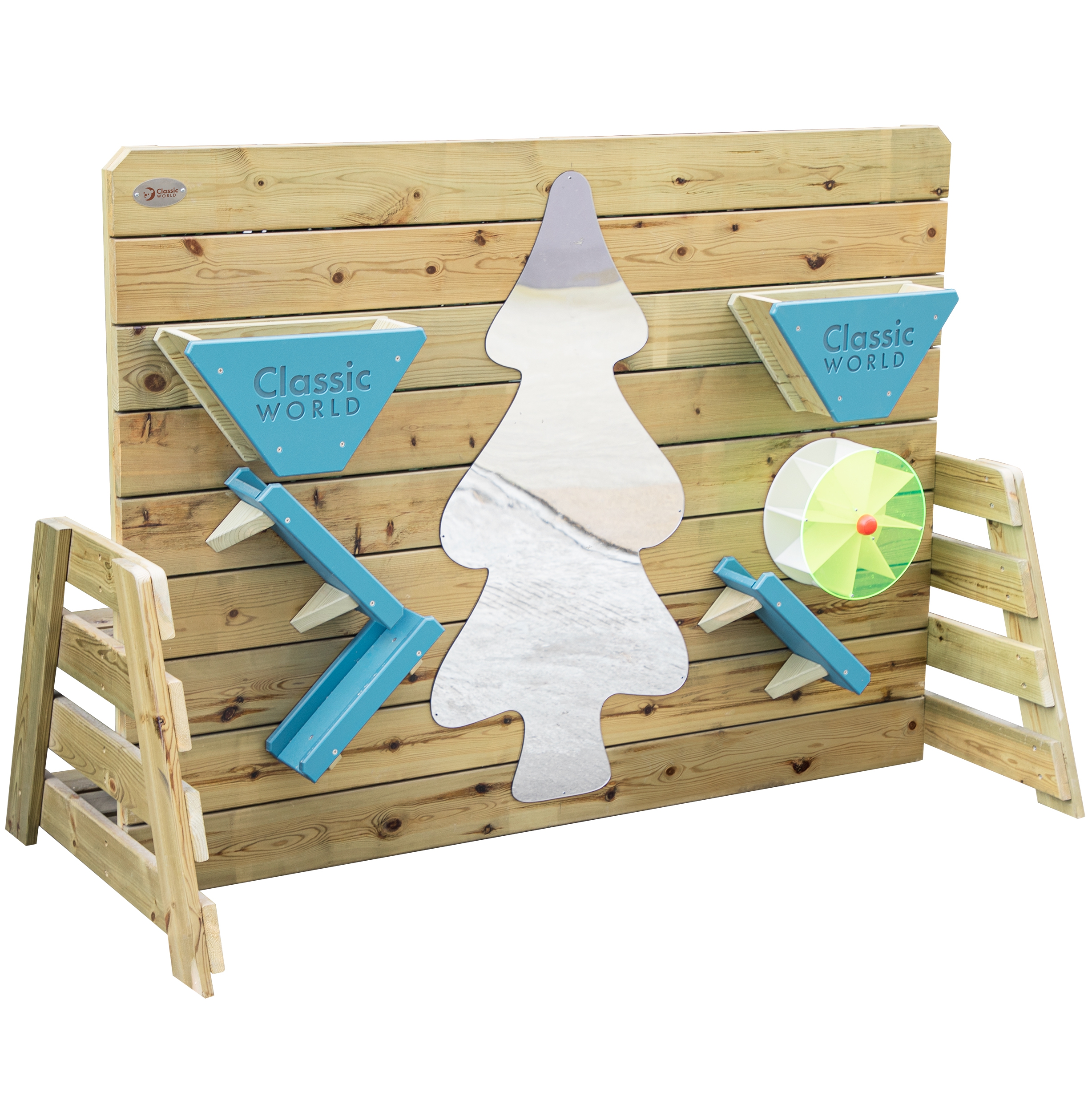 Mitmekülgne puidust mängusein lastele