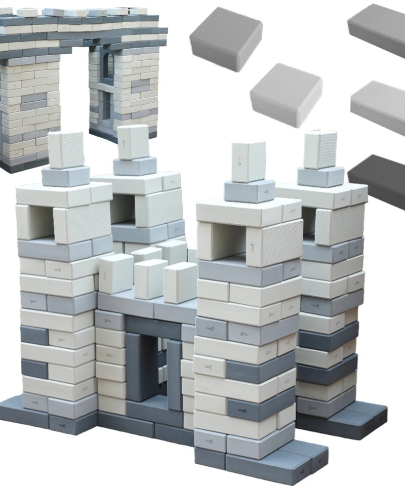 Laste pehme ehitusklotside komplekt mängimiseks