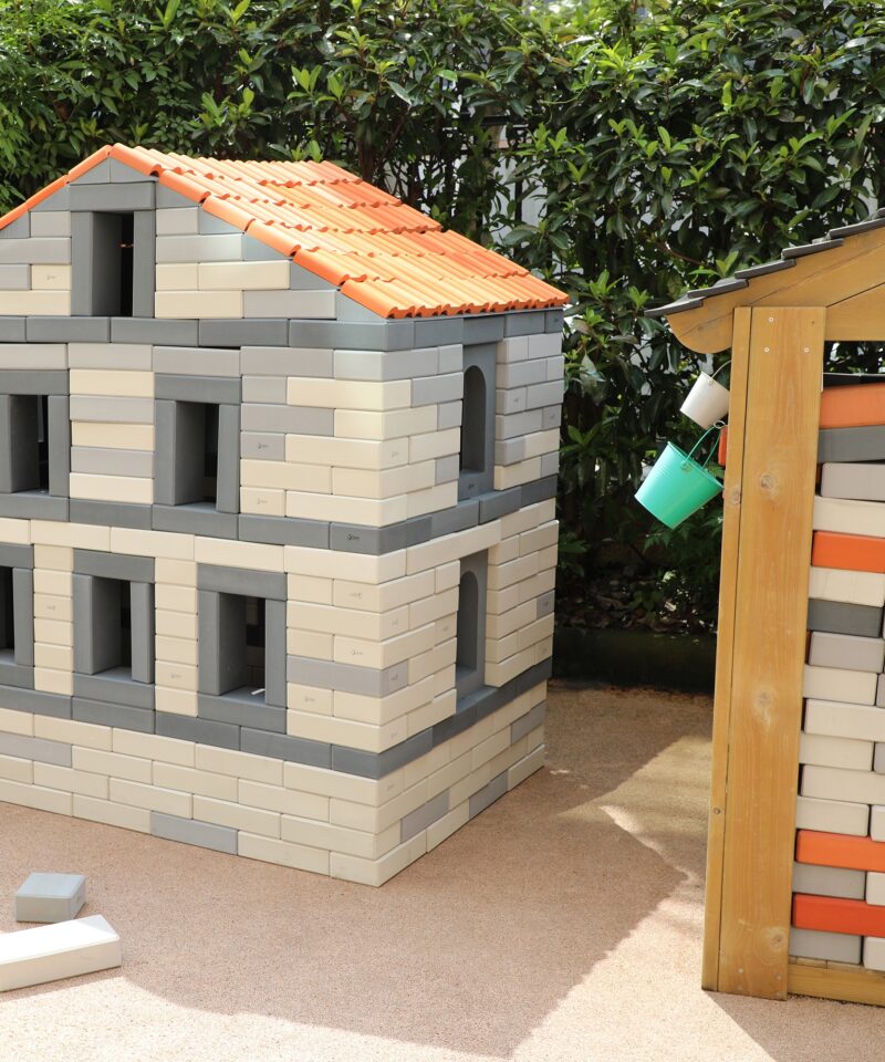 Ehitusklotside komplekt lastele alates 3. eluaastast