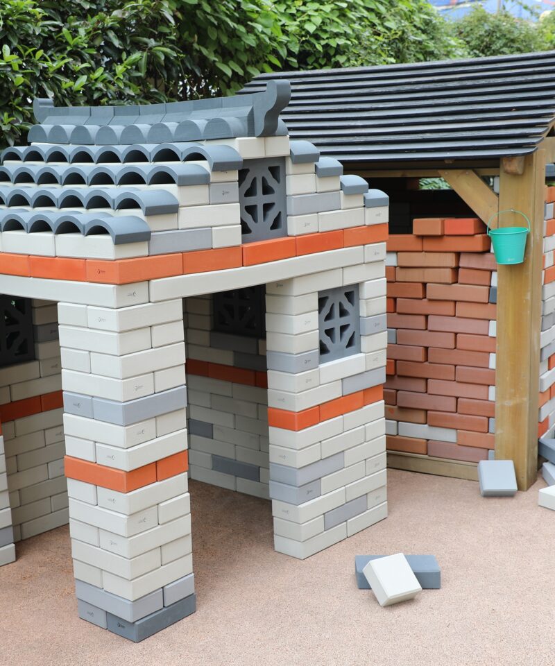 Ehitusklotside komplekt lastele alates 3. eluaastast