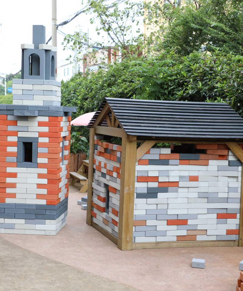 Ehitusklotside komplekt lastele alates 3. eluaastast