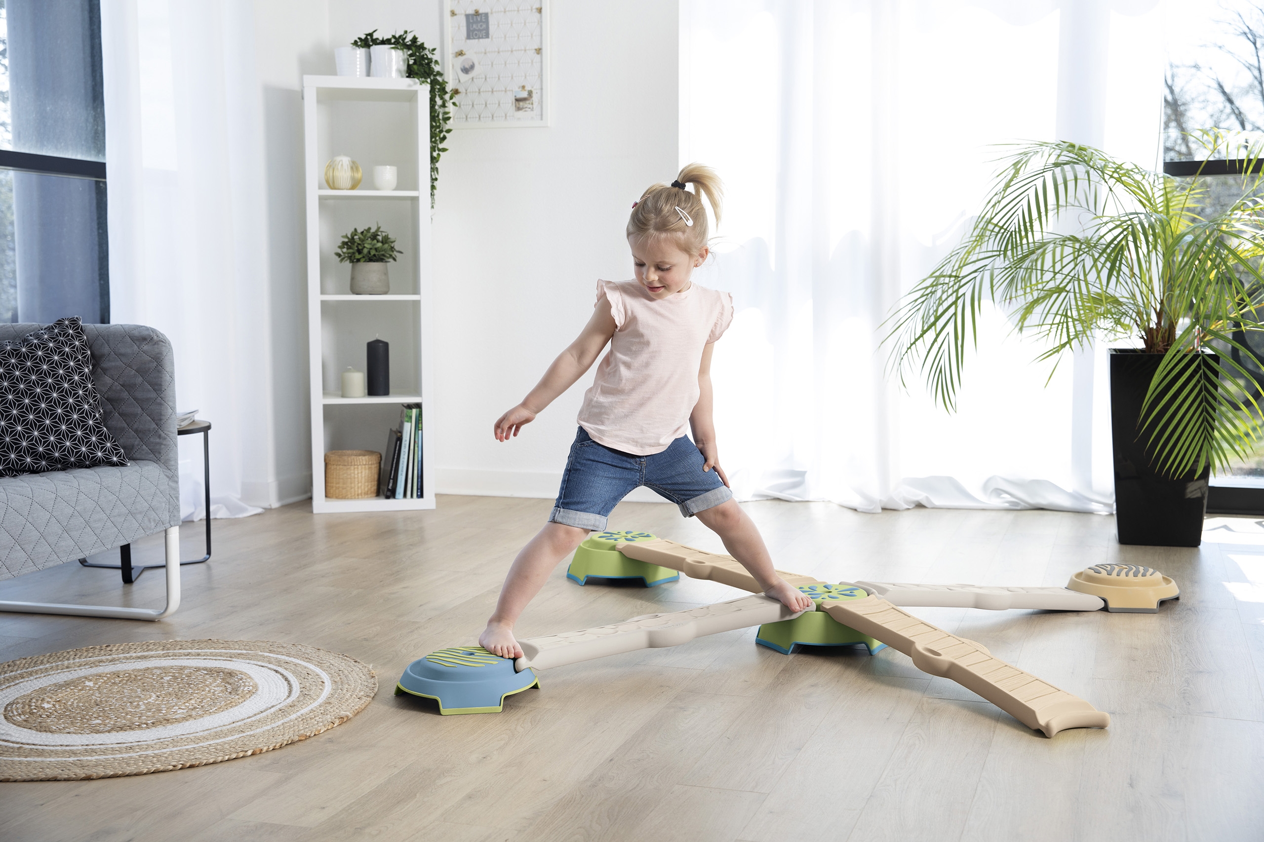 Vastupidav ja lihtsasti puhastatav tasakaalurada