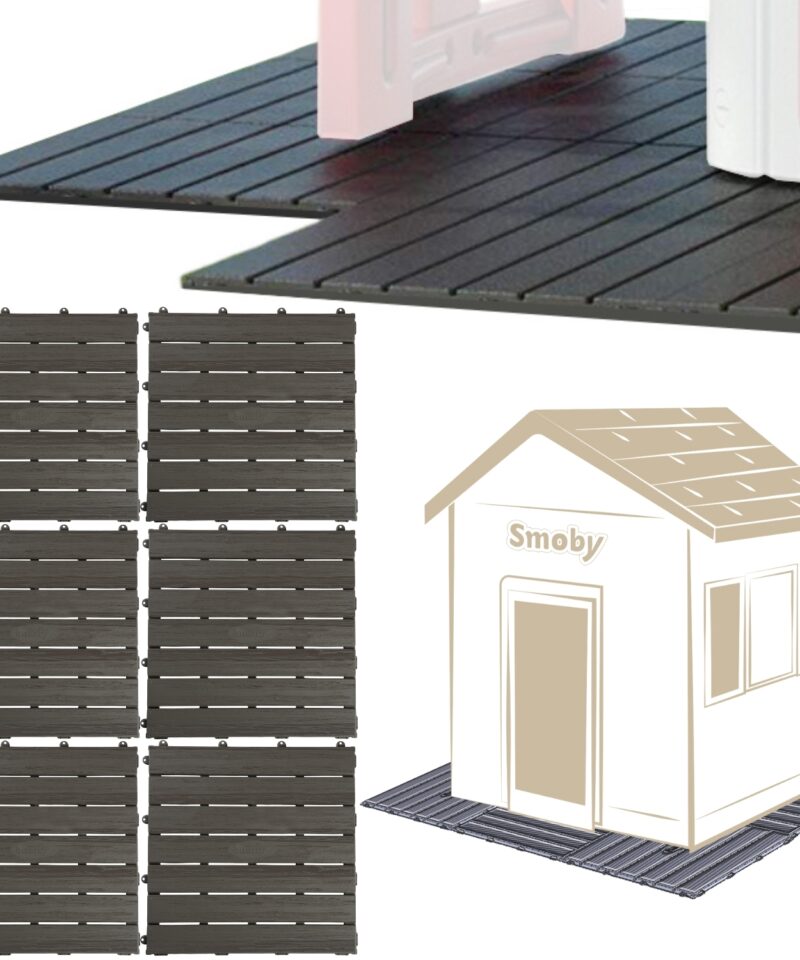 Aiamaja põrandapaneelide komplekt detailvaade