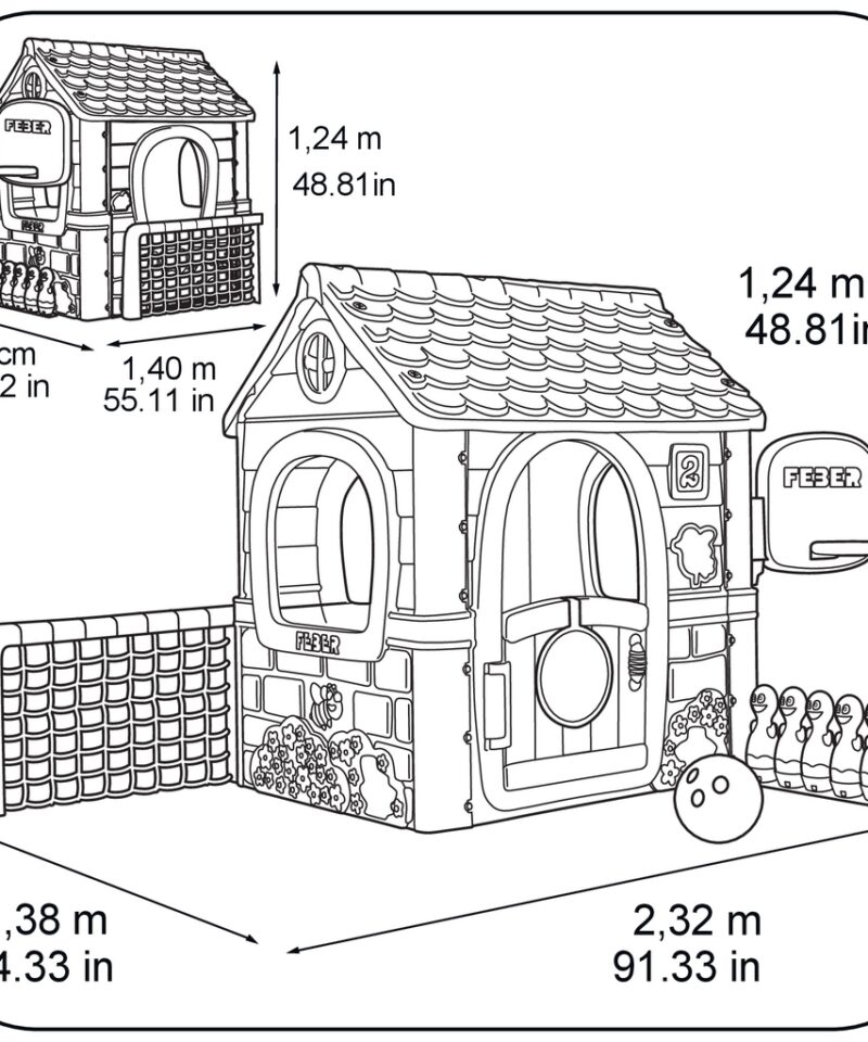 Lihtsasti kokkupandav mängumaja
