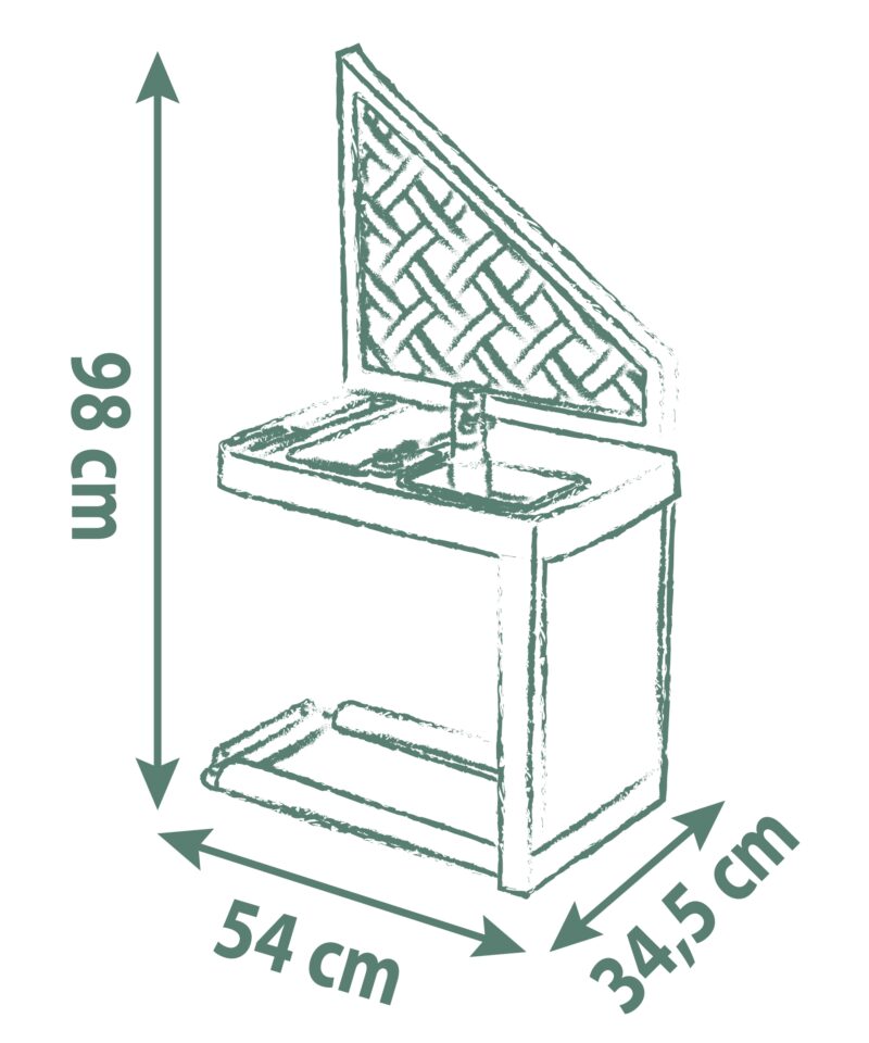Laste kokanduskomplekt õues