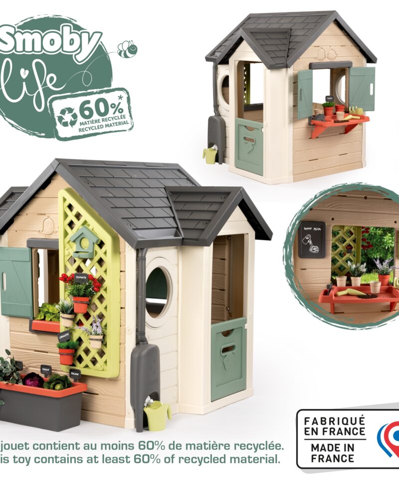 Mängumaja koos vihmaveetünniga