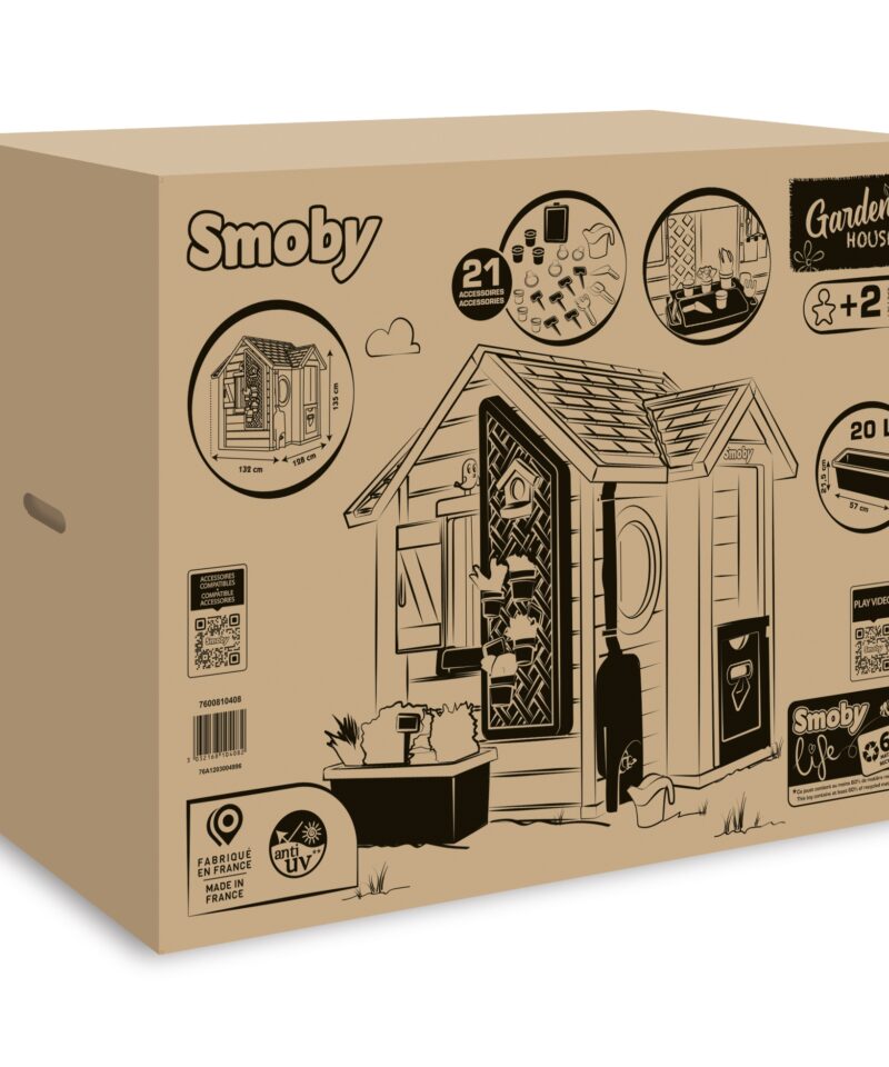 Mängumaja koos vihmaveetünniga