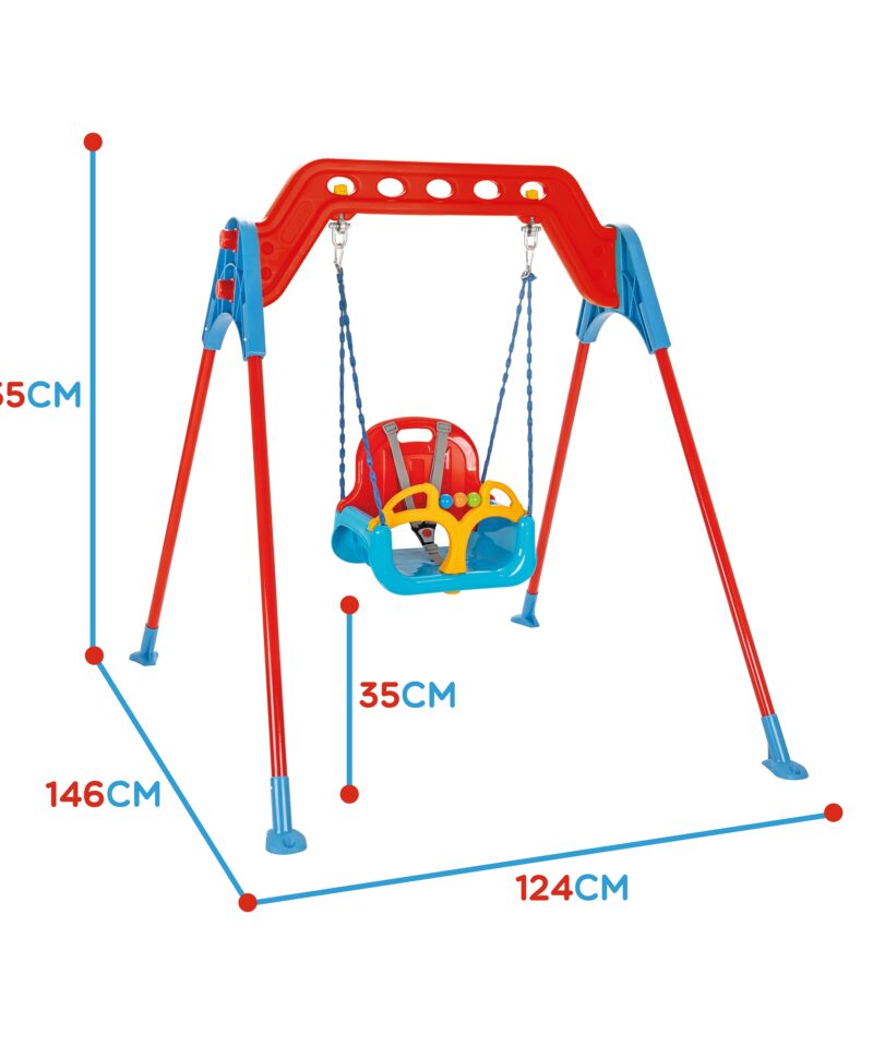 Turvavöödega laste kiik