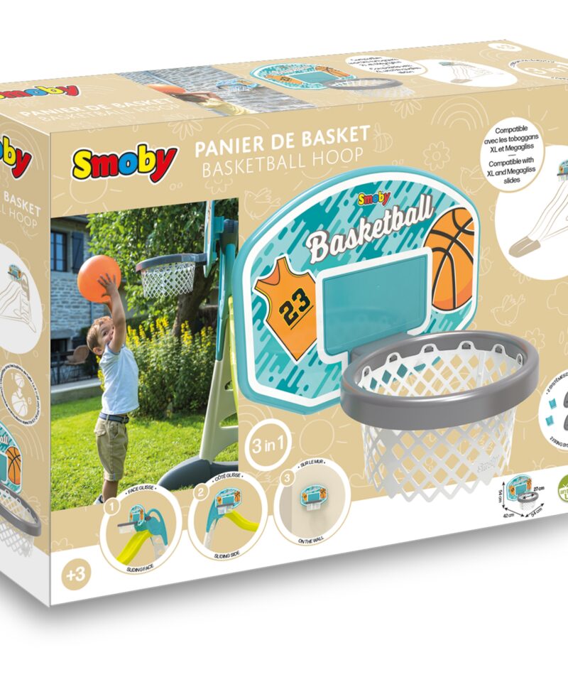 Lastele mõeldud korvpallikorv õuemängudeks