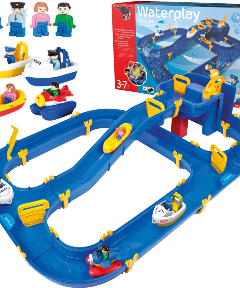 Lõbus veemängukomplekt lastele mängimas