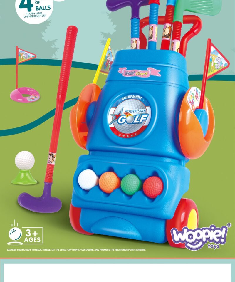 Lõbus golfikomplekt neljale