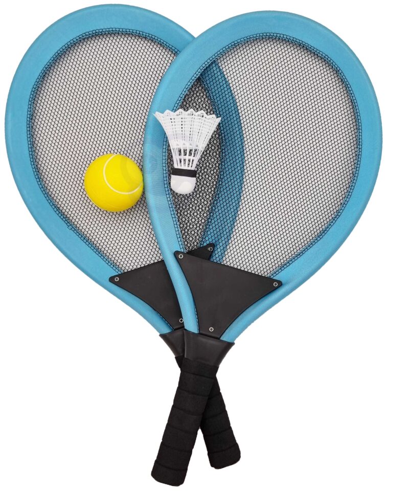 Laste tennis ja sulgpalli komplekt õues mängimiseks