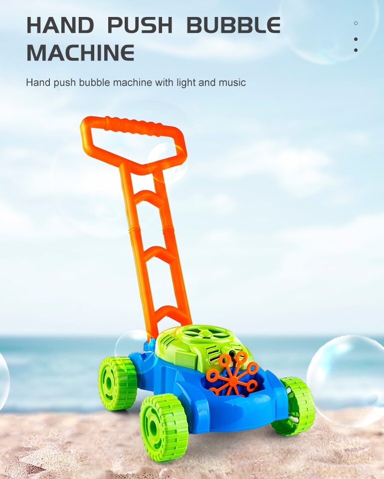 Realistlik heli ja mullid mängukosil