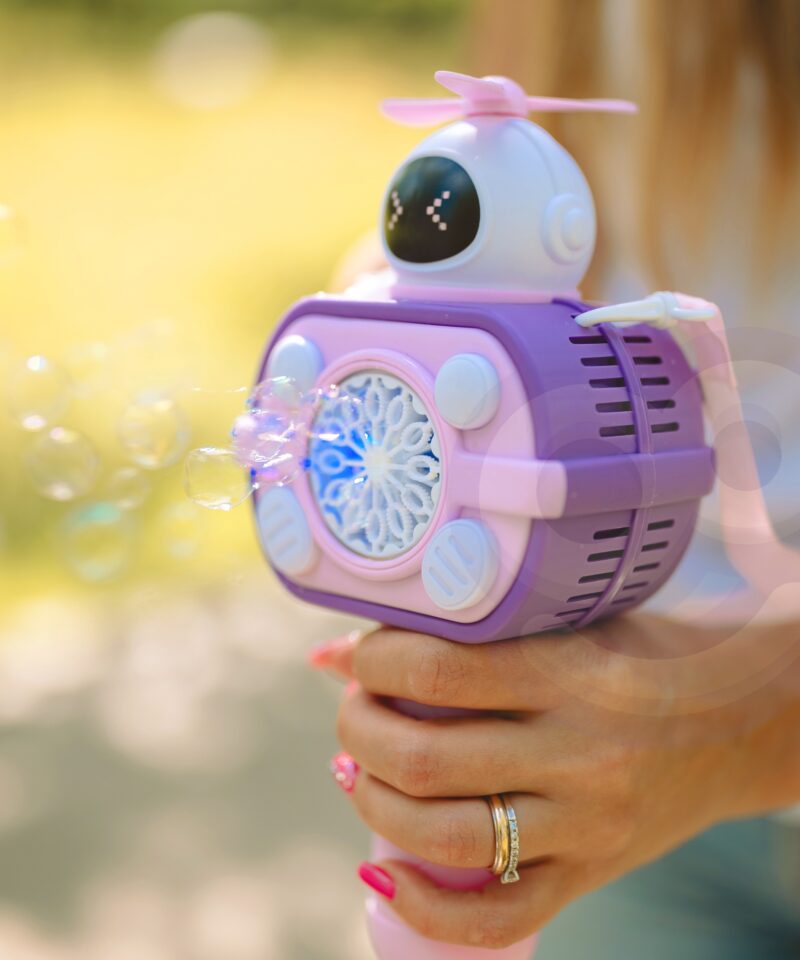 Lõbus mullimasin astronauti kujul