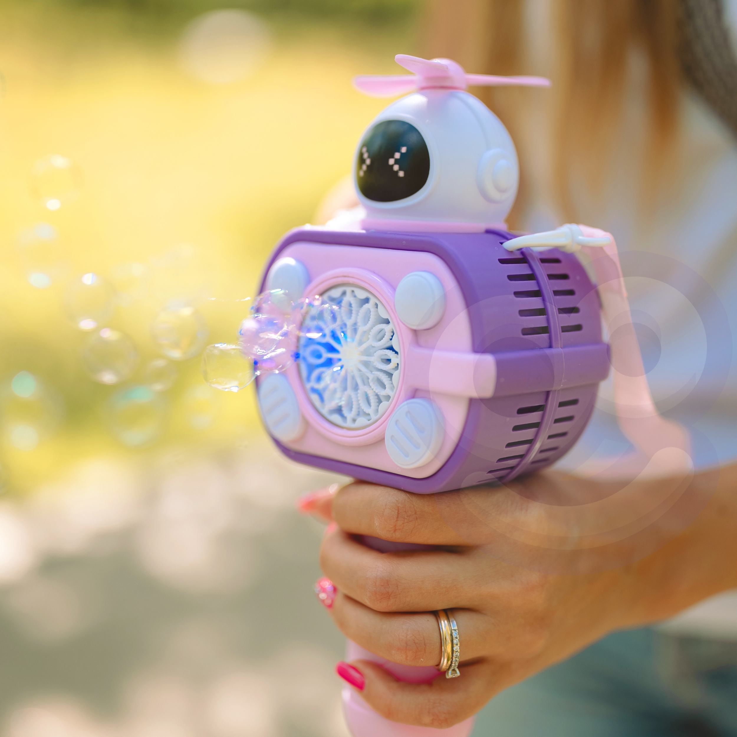 Lõbus mullimasin astronauti kujul