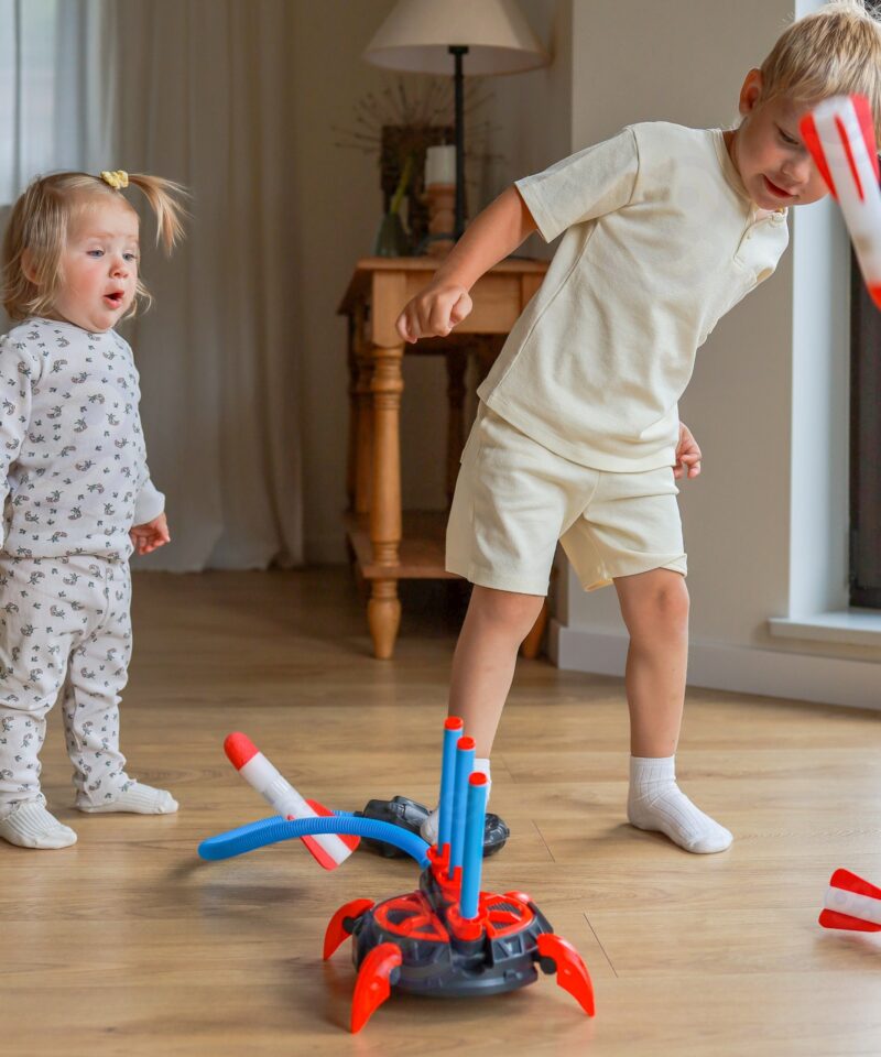Raketikomplekt lastele aktiivseks õuemänguks