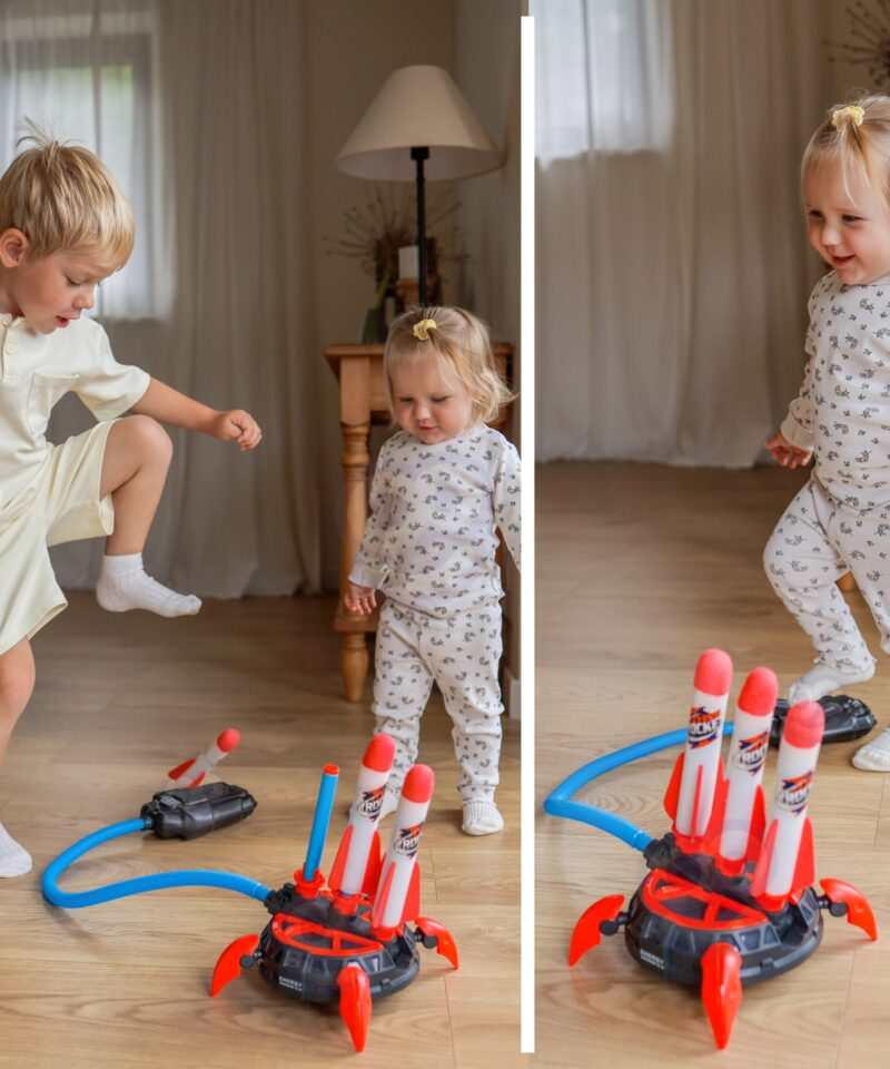 Pedaalipumbaga juhitav raketikomplekt