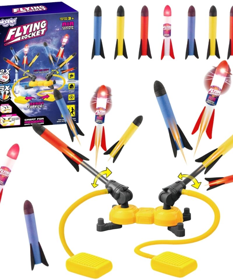 Kahe raketiviskaja mängukomplekt lastele