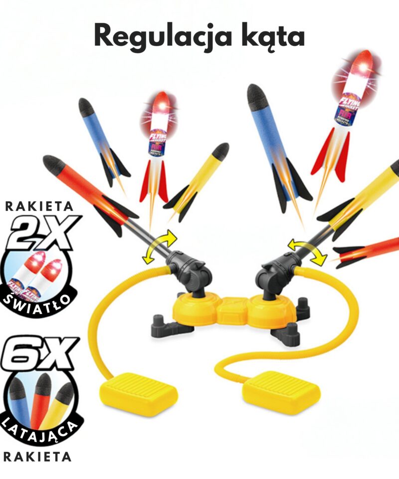 Lapsed mängivad raketiviskajaga õues