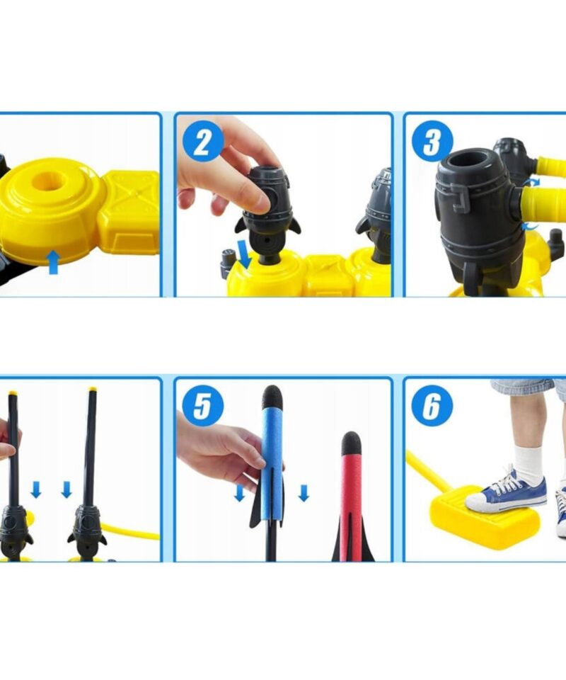 Ohutud vahtplastist raketid