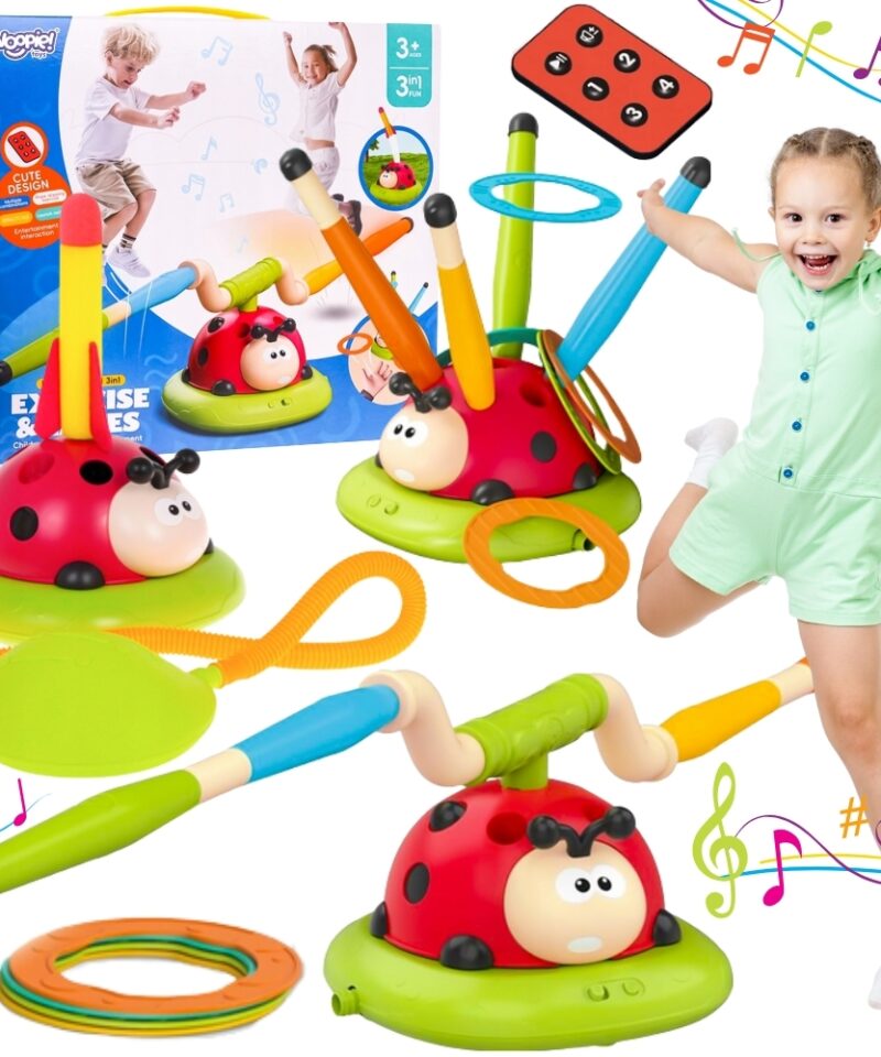 Kolme-ühes mängukomplekt lastele tegevuses