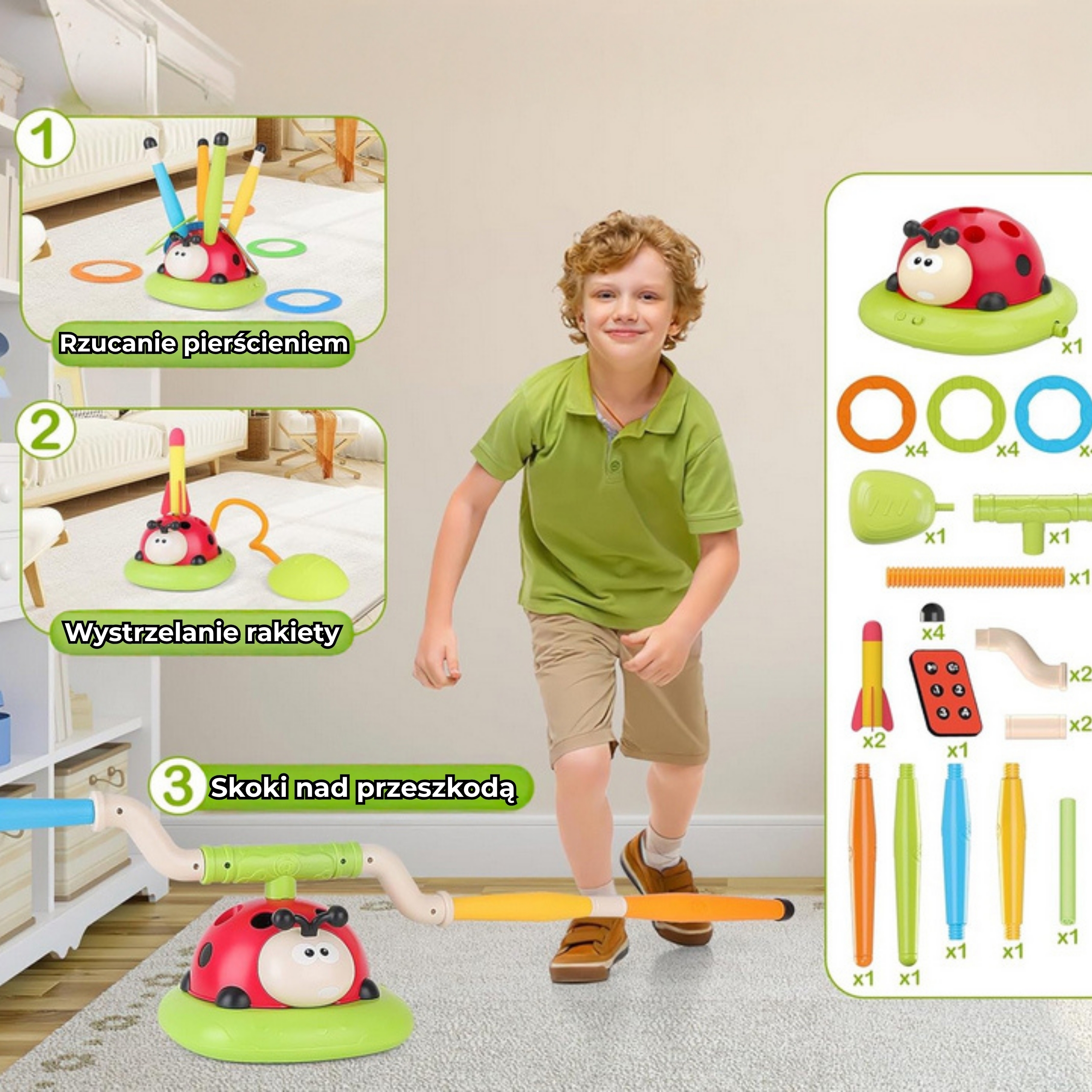 Kolme-ühes mänguasi mitmekülgseks lõbuks