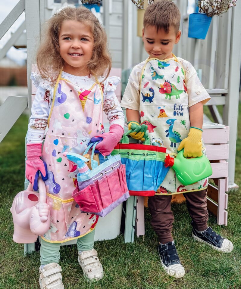 Värviline põll ükssarviku mustriga