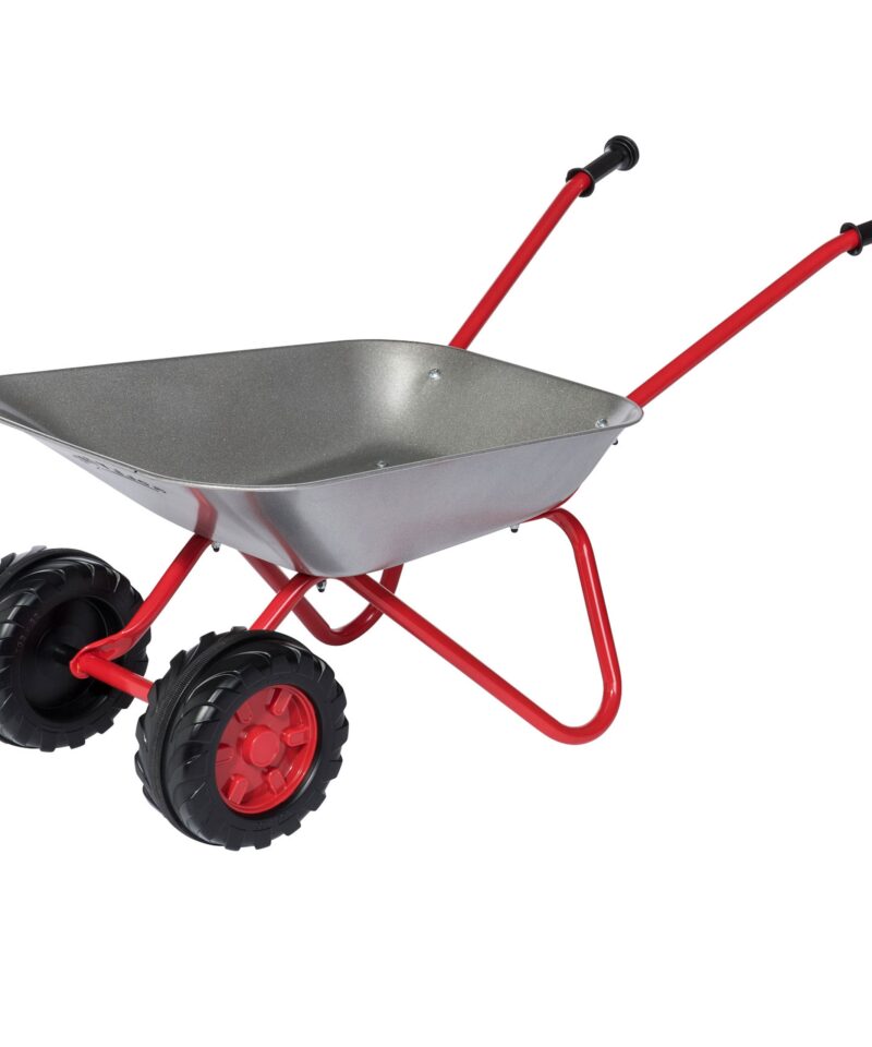 Kaherattaline laste aiakäru aias