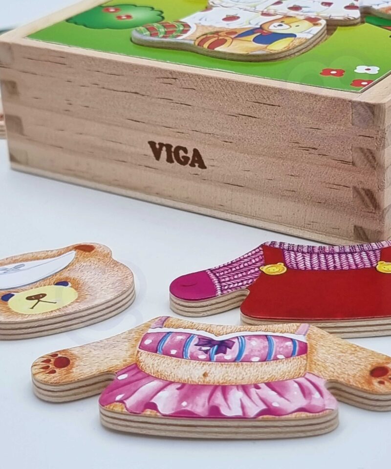 Kvaliteetsest puidust valmistatud pusle