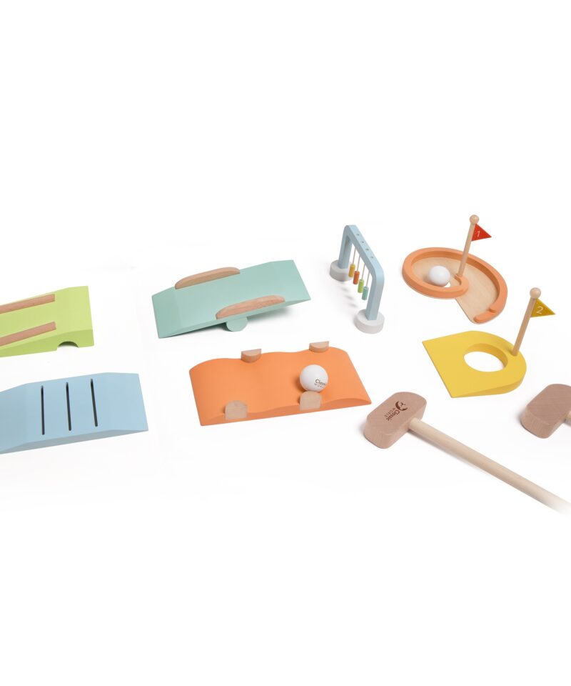 Minigolfi komplekt koos takistustega