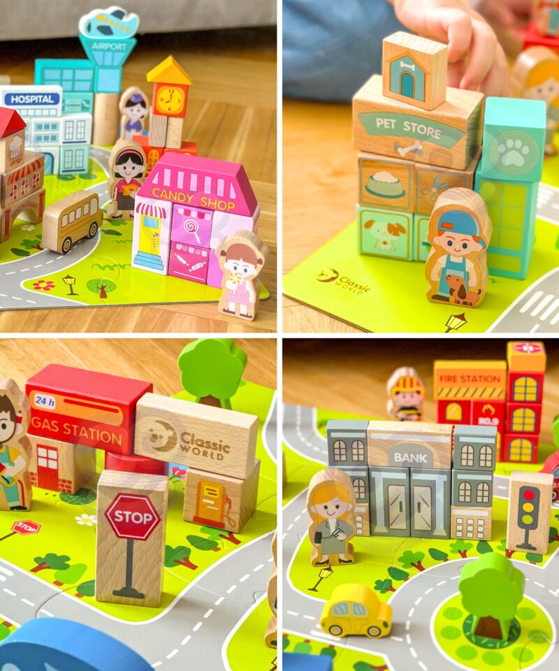 Keskkonnasõbralikud klotsid lastele