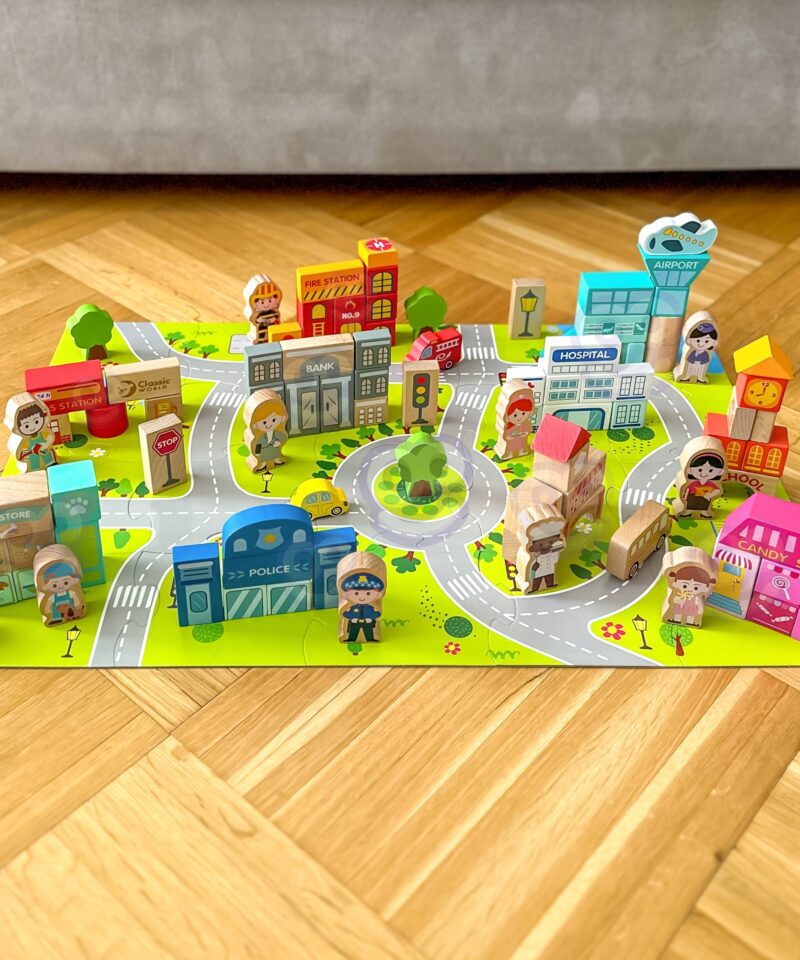 Puidust klotsid väikestele ehitajatele