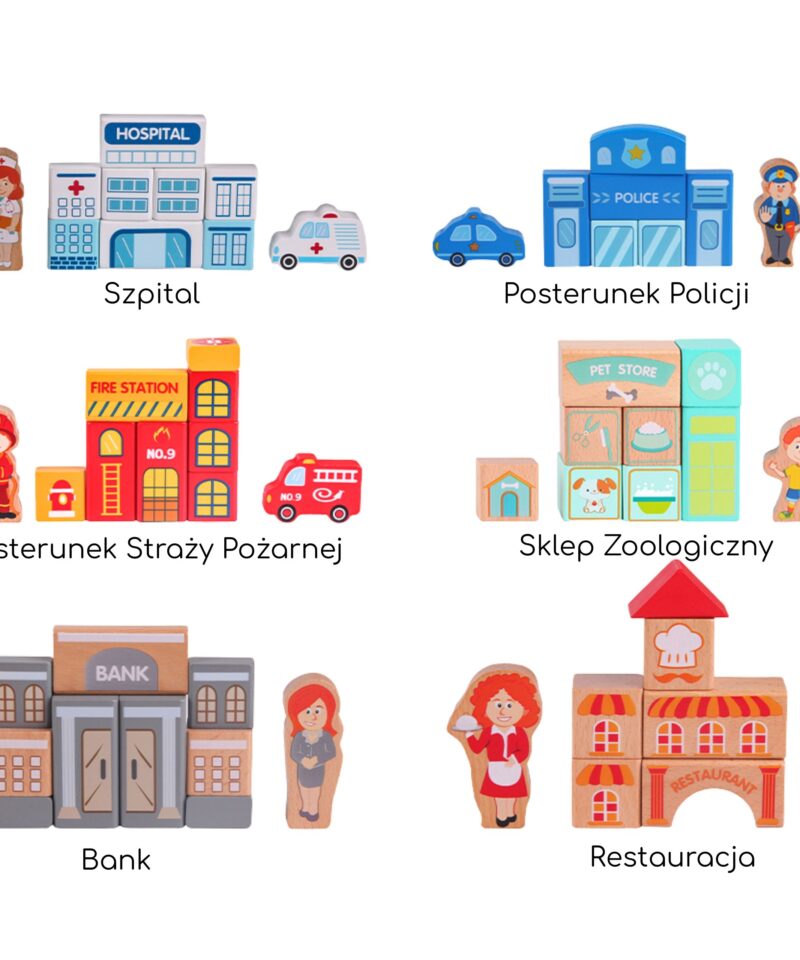 Puidust klotsid väikestele ehitajatele