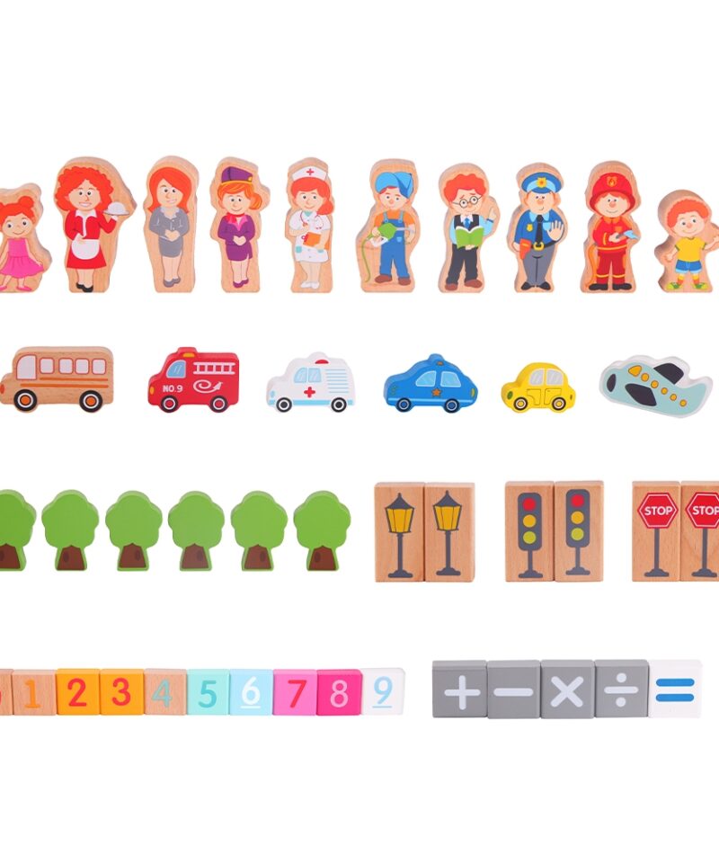 Puidust klotsid väikestele ehitajatele