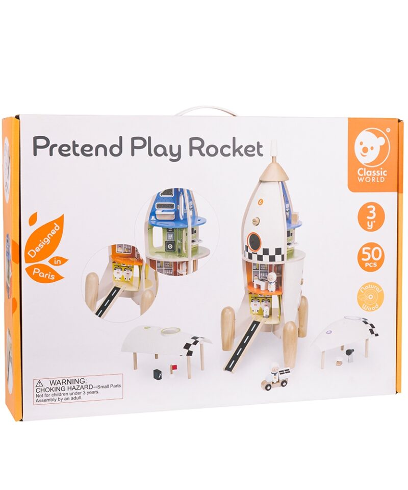 Puidust mängumaja avatud kujundus