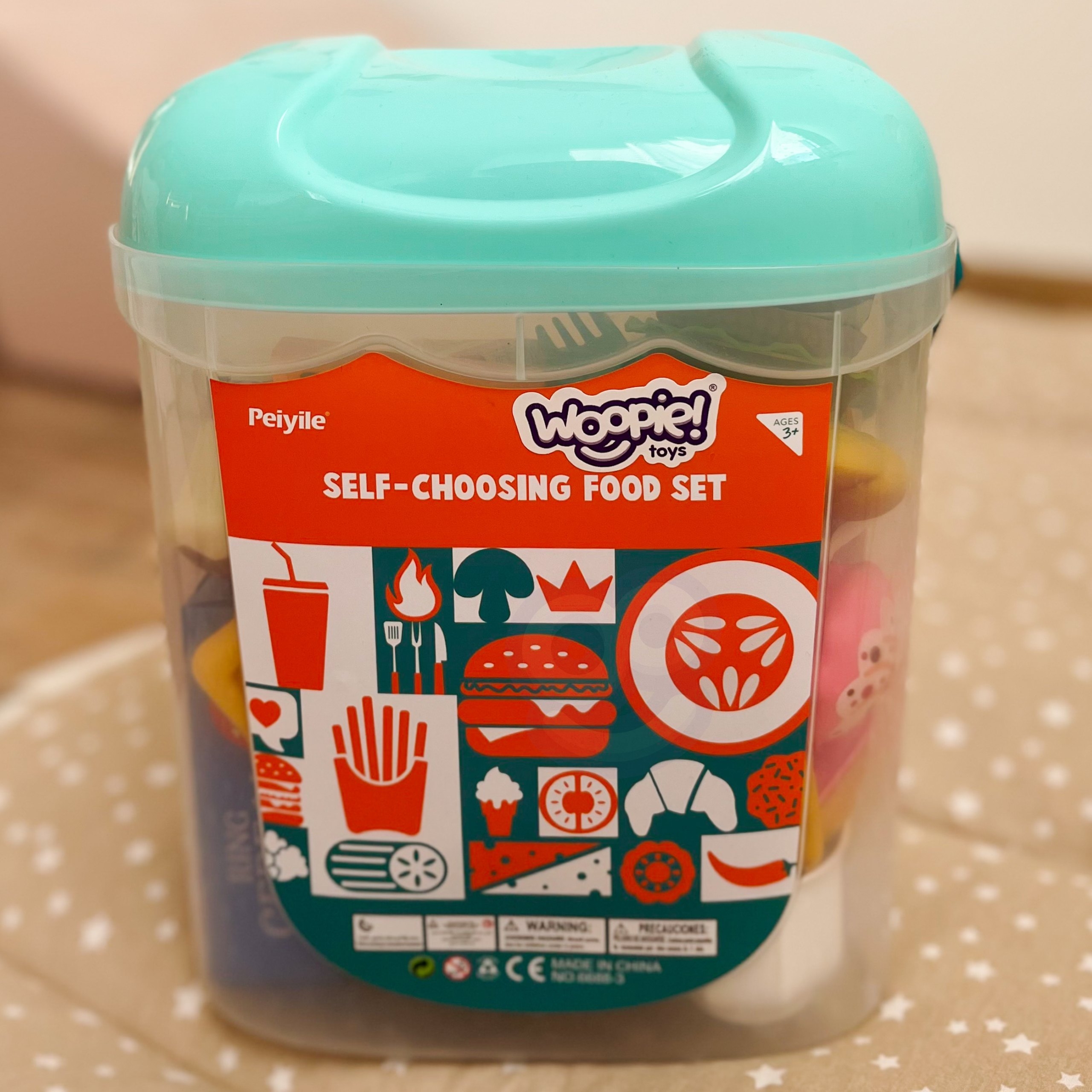 Praktiline ämber mänguasjade hoidmiseks