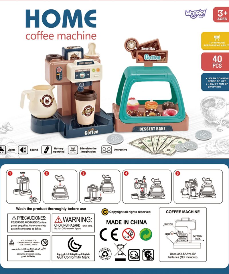 Kohvitassid ja maiustused komplektis