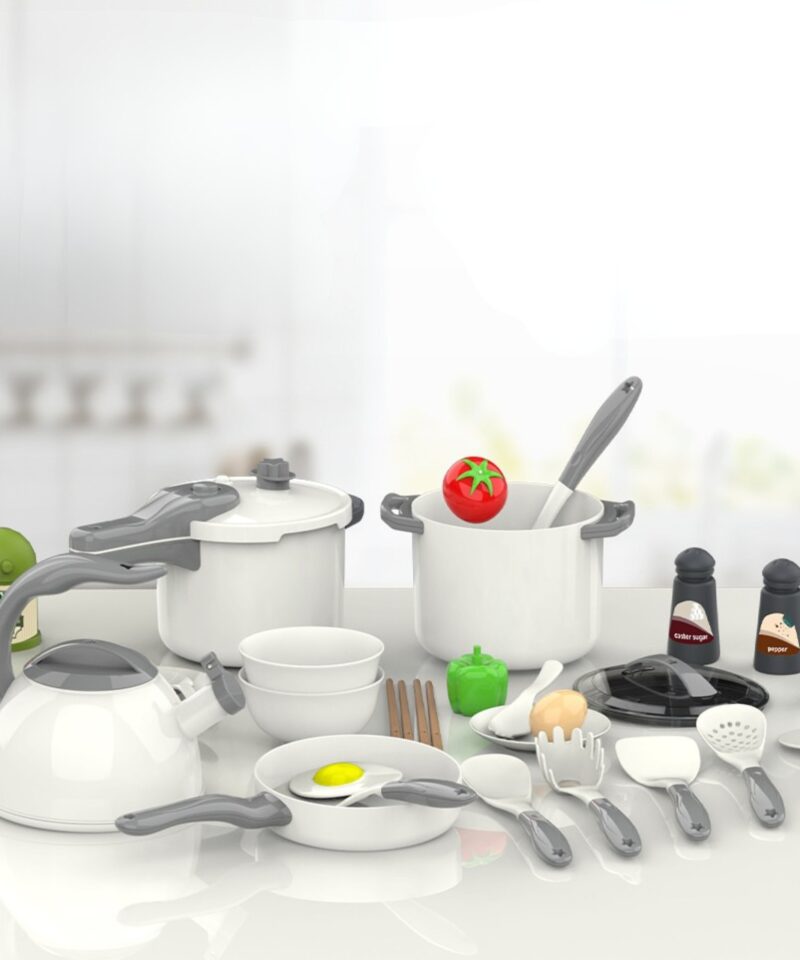 Realistlikud köögimängu aksessuaarid lastele