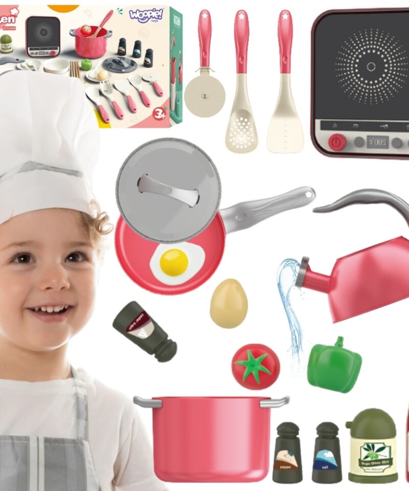Laste köögimängukomplekt koos lisatarvikutega
