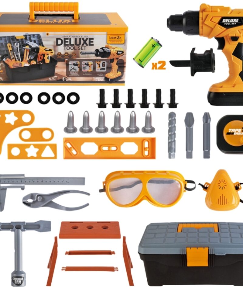 Laste tööriistakomplekt kohvris mängimiseks