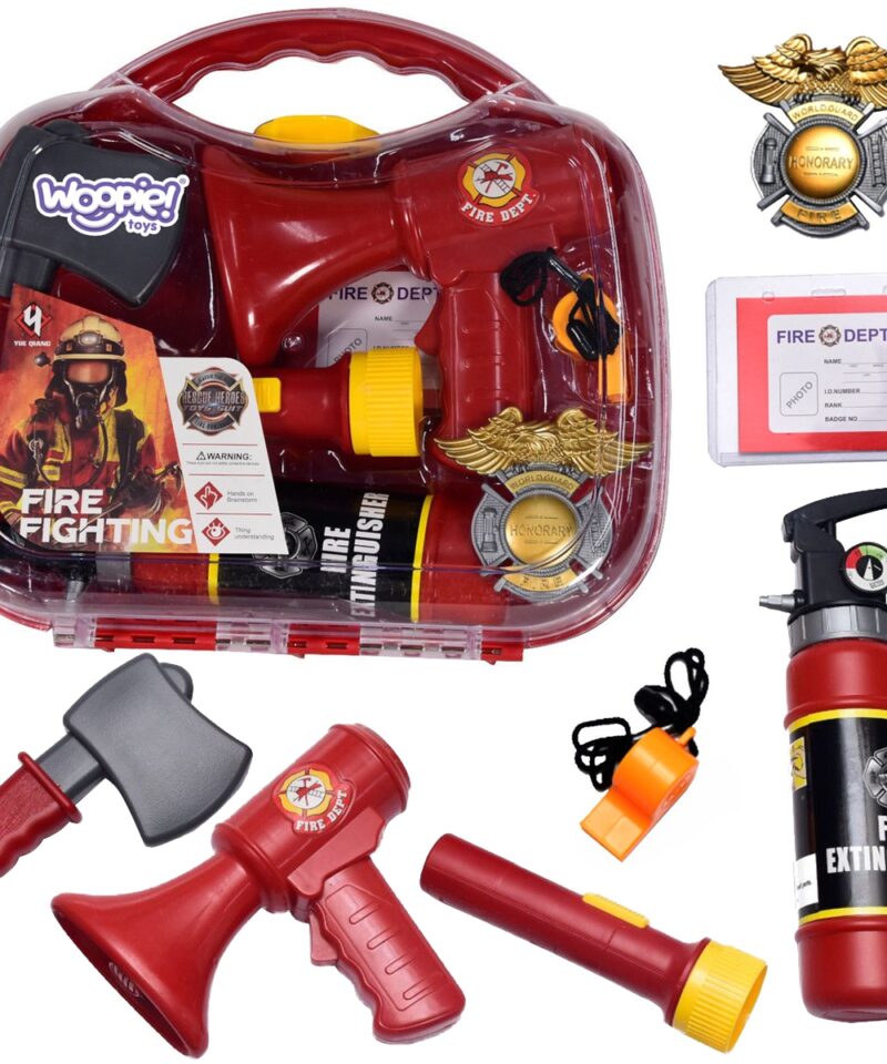 Laste tuletõrjuja komplekt tegevuses