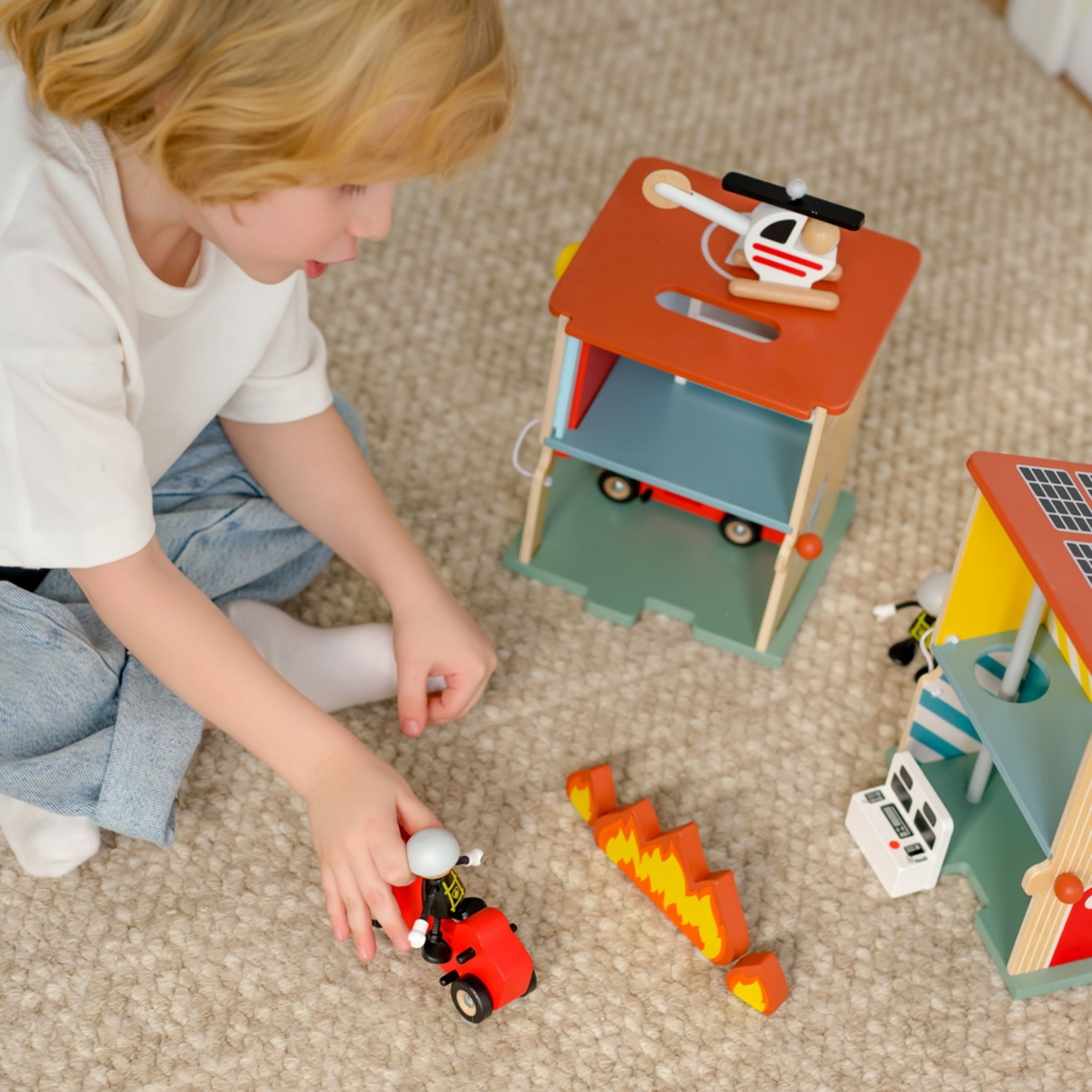 Laste tuletõrje mängukomplekt