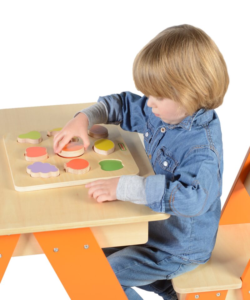 Lastele mõeldud puidust sorteerija
