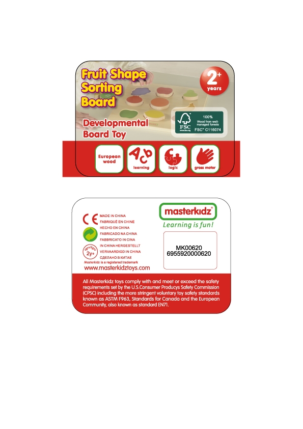 Õpetab puuvilju ja värve