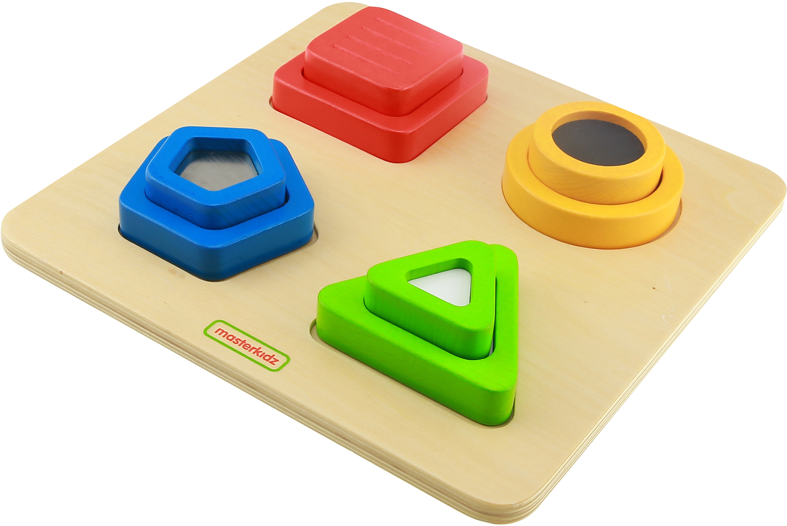 Montessori sorter värvide ja kujunditega