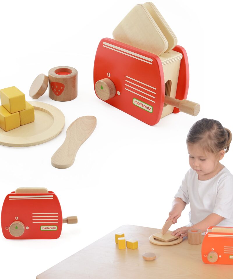 Puidust Laste Toster mängimiseks